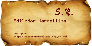 Sándor Marcellina névjegykártya